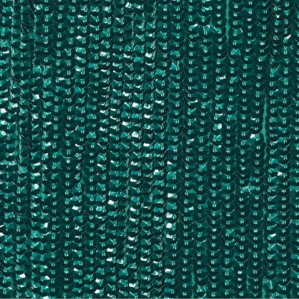 Retrofete Katya Sequin Formal Long Dress in Green S NWT - Picture 5 of 10